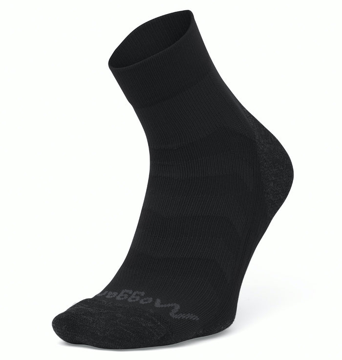 Moggans Ultralight Speed Ankle socks black sock on a white background