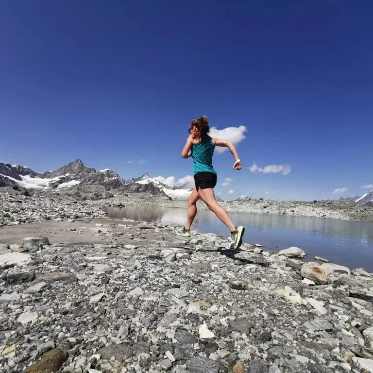 Portrait of mountain runner Georgia Tindley for Moggans ambassador profile