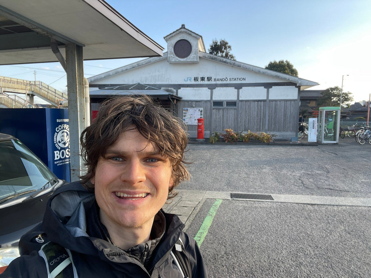 Elis Parry walking the Shikoku Henro pilgrimage route in Japan