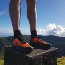 Portrait of trail runner Tom Adams for Moggans ambassador profile