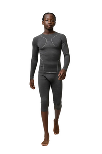 Men's Moggans Schiehallion Merino Wool Base Layer displayed flat on white background. Premium mulesing-free Merino wool base layer designed in Scotland for alpine performance.
