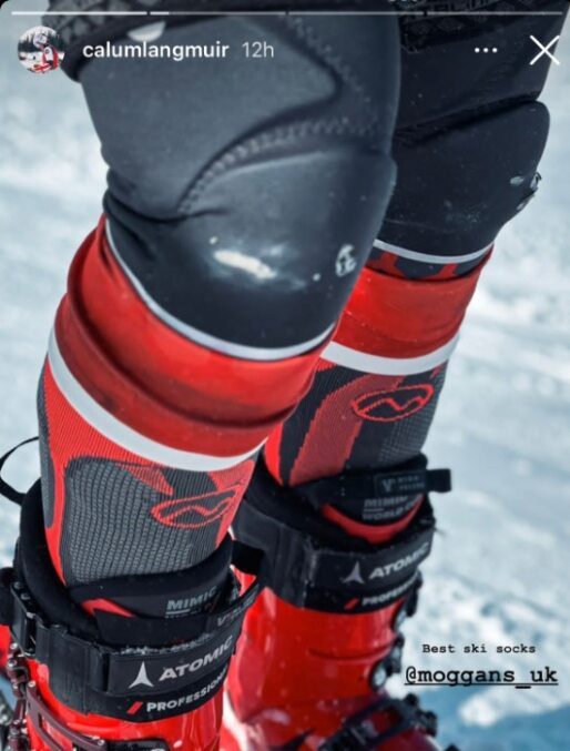 Moggans High Performance Ski Racing Sock